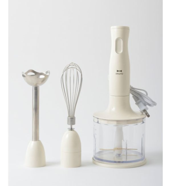 BRUNO「マルチスティックブレンダー＋セラミック保存容器 セット」|電化製品|