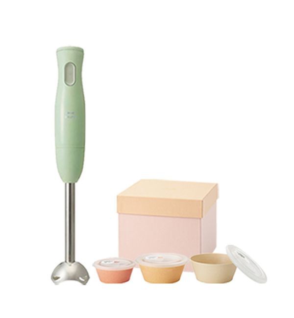 BRUNO「マルチスティックブレンダー＋セラミック保存容器 セット」|電化製品|グリーン