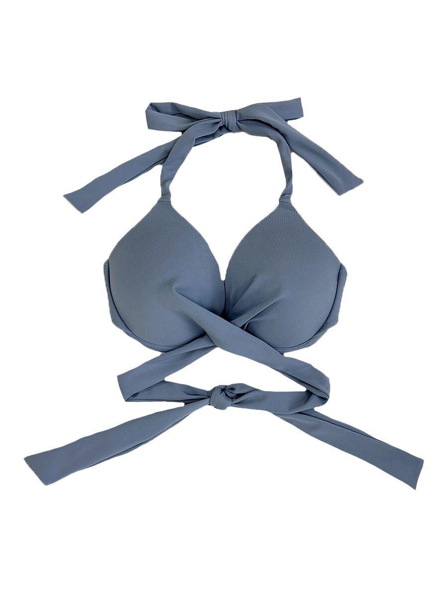 PEAK&PINE「無地クロッシーワイヤースタイルアップビキニ」|ビキニ|