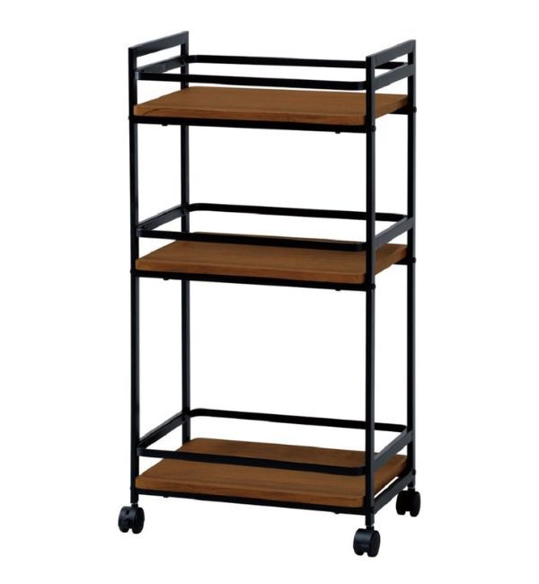 B-COMPANY「ヴィンテージ調　ワイドワゴン」|食器・キッチングッズ|ﾌﾞﾗｳﾝ