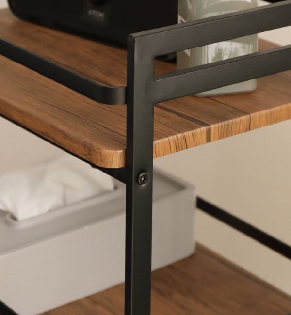 B-COMPANY「ヴィンテージ調　ワイドワゴン」|食器・キッチングッズ|