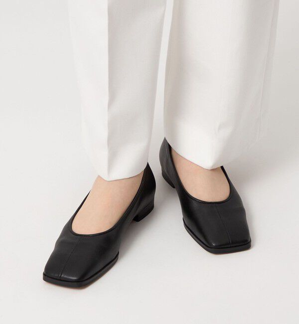 ODETTE E ODILE「スクエアプレーン フラット20&uarr;」|パンプス|