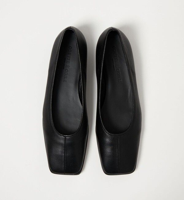 ODETTE E ODILE「スクエアプレーン フラット20&uarr;」|パンプス|