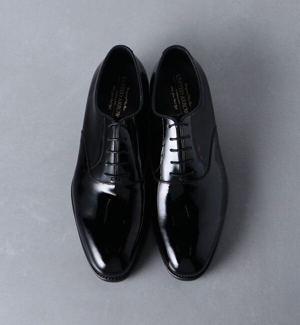 UNITED ARROWS「＜UNITED ARROWS＞ エナメル プレーントゥ」|ビジネス・ドレスシューズ|