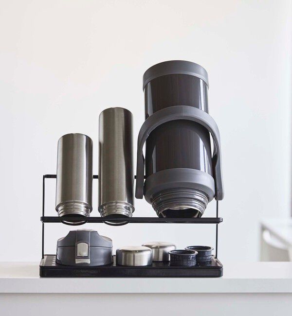 Style for Living「＜tower＞ワイドジャグ ボトルスタンド」|食器・キッチングッズ|BLACK