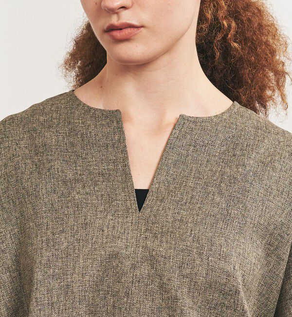 UNITED ARROWS「＜TO UNITED ARROWS＞Pツイル プルオーバー ブラウス」|シャツ・ブラウス|