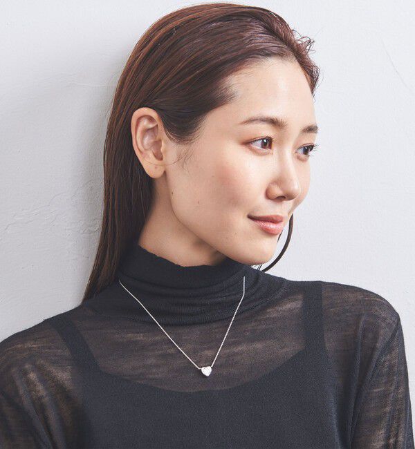 UNITED ARROWS「SILVER925 ハートCZ ネックレス」|ネックレス|