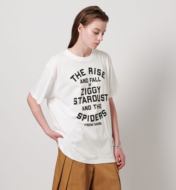ASTRAET「＜ASTRAET＞D/BOWIE ZIGGY プリントTシャツ」|Tシャツ・カットソー|WHITE