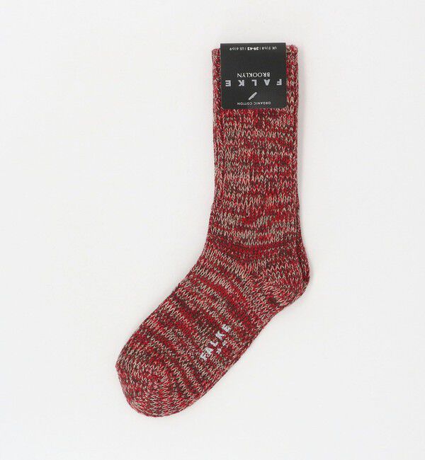 UNITED ARROWS「＜FALKE＞ BROOKLYN SOCKS/ブルックリン ソックス」|ソックス|RED