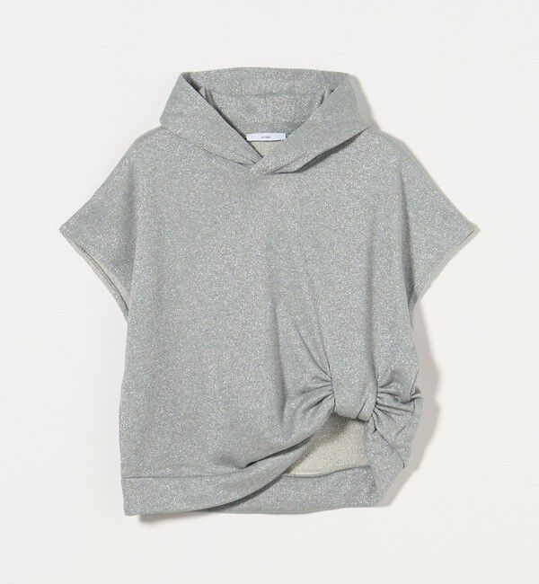 ASTRAET「＜ASTRAET＞ラメ ウラケ フーデッド ノースリーブプルオーバー」|パーカー|