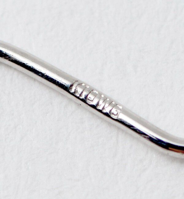 UNITED ARROWS「＜les bonbon＞GRAY パール ロングピアス」|ピアス|