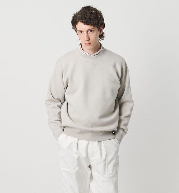 UNITED ARROWS「ウール カシミヤ クルーネック スウェットニット」|ニット・セーター|