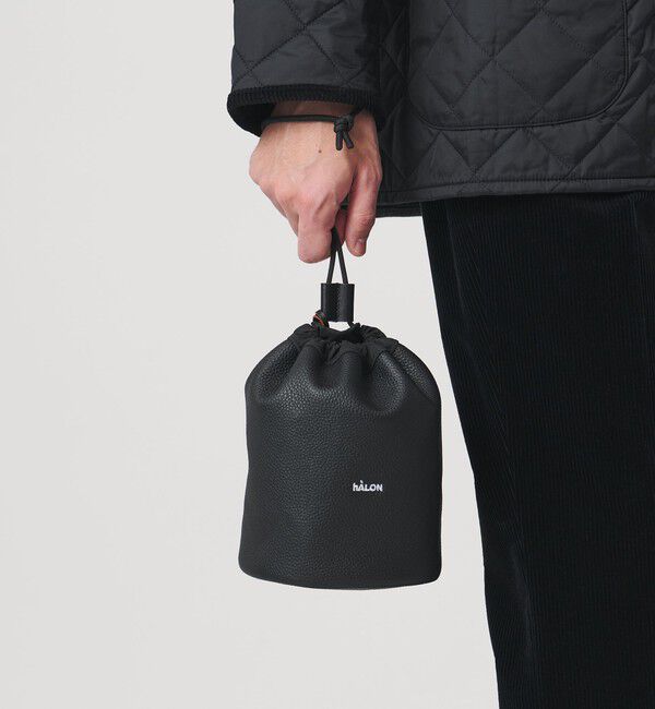 UNITED ARROWS「＜hALON＞レザー 巾着バッグ」|その他|