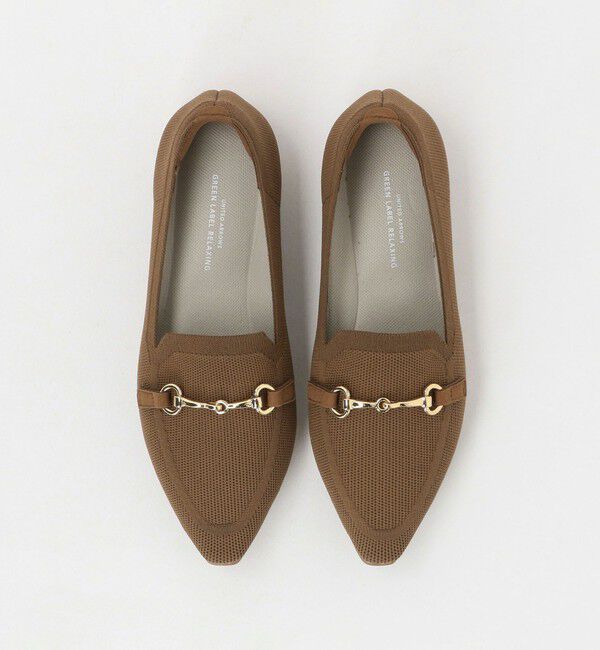 UNITED ARROWS green label relaxing「ウェルネス ニット ローファー -撥水・ウォッシャブル-」|デッキシューズ|