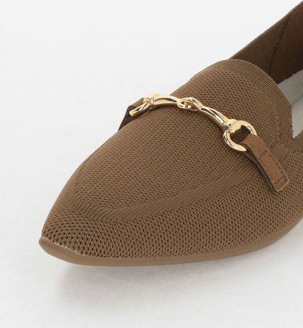 UNITED ARROWS green label relaxing「ウェルネス ニット ローファー -撥水・ウォッシャブル-」|デッキシューズ|