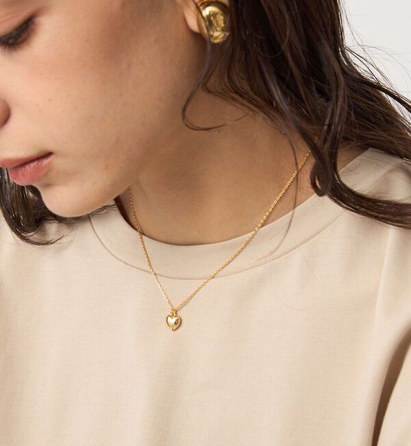 UNITED ARROWS green label relaxing「＜Feeka＞ハート ネックレス」|ネックレス|GOLD