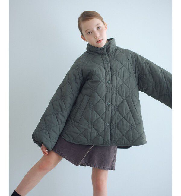 UNITED ARROWS green label relaxing「【スタメンシリーズ】フラワーキルト ブルゾン/ キッズ 100cm-160cm」|その他|