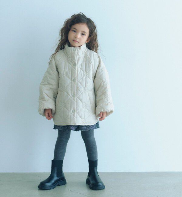 UNITED ARROWS green label relaxing「【スタメンシリーズ】フラワーキルト ブルゾン/ キッズ 100cm-160cm」|その他|
