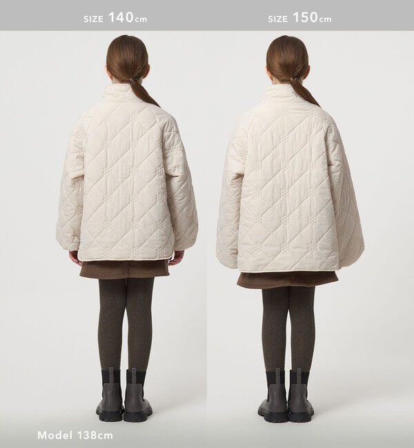 UNITED ARROWS green label relaxing「【スタメンシリーズ】フラワーキルト ブルゾン/ キッズ 100cm-160cm」|その他|