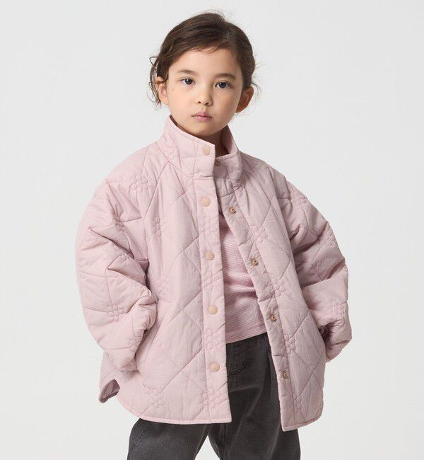 UNITED ARROWS green label relaxing「【スタメンシリーズ】フラワーキルト ブルゾン/ キッズ 100cm-160cm」|その他|