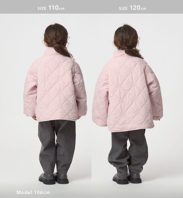 UNITED ARROWS green label relaxing「【スタメンシリーズ】フラワーキルト ブルゾン/ キッズ 100cm-160cm」|その他|