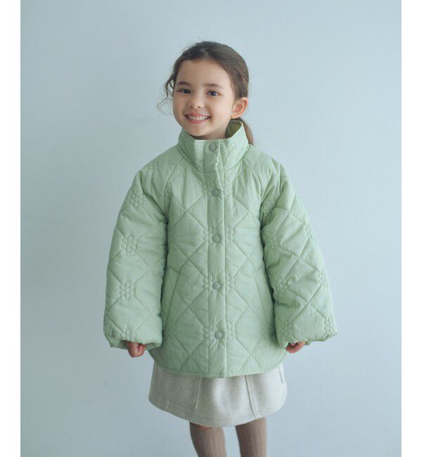 UNITED ARROWS green label relaxing「【スタメンシリーズ】フラワーキルト ブルゾン/ キッズ 100cm-160cm」|その他|LIME