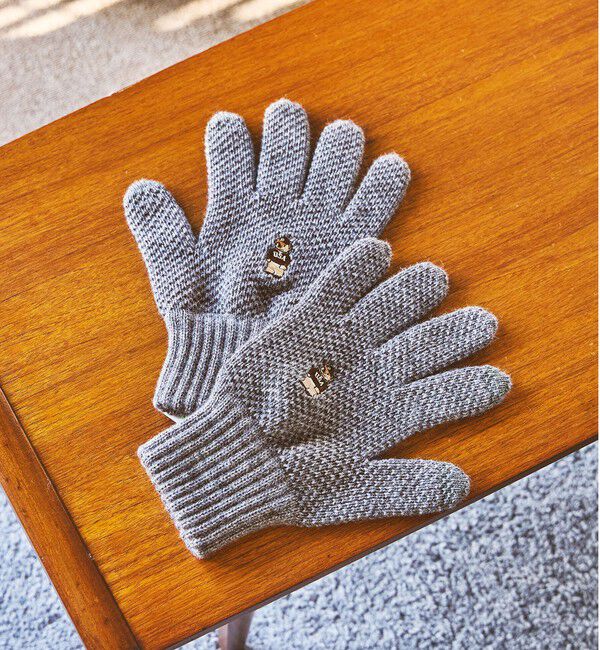 UNITED ARROWS green label relaxing「【別注】＜INFIELDER DESIGN＞ベアー ニット グローブ -タッチスクリーン-」|手袋|
