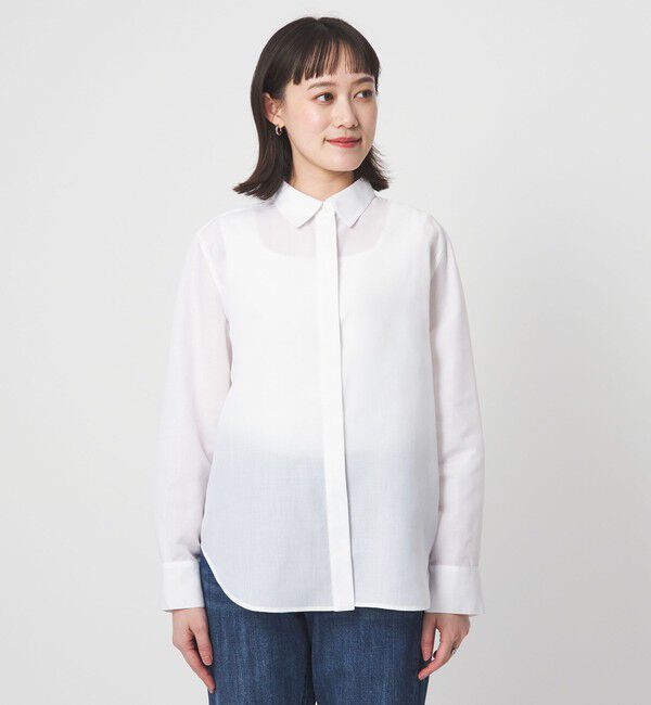 UNITED ARROWS green label relaxing「ニット タートル ベスト &times; シャツ セット」|シャツ・ブラウス|