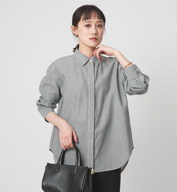 UNITED ARROWS green label relaxing「ニット タートル ベスト &times; シャツ セット」|シャツ・ブラウス|