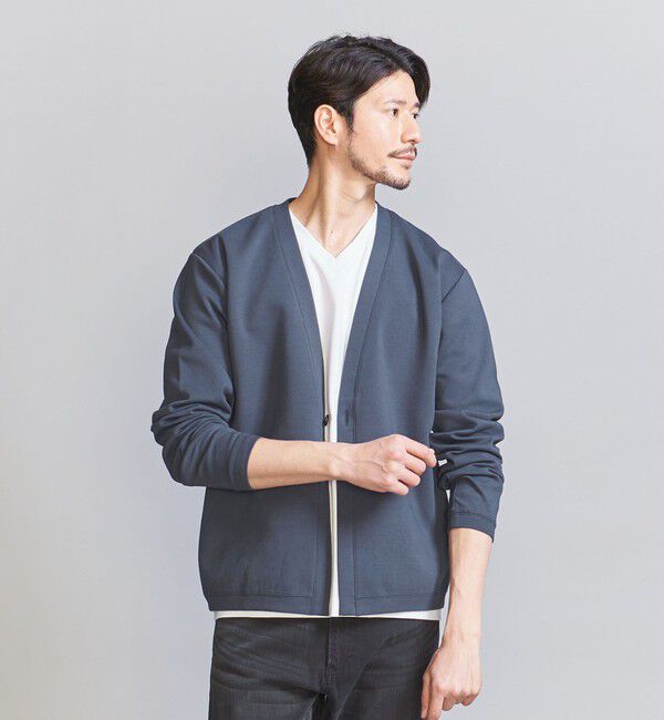 BEAUTY&YOUTH UNITED ARROWS「【WEB限定 WARDROBE SMART】ダブルニット カーディガン/セットアップ対応」|カーディガン|ROYAL