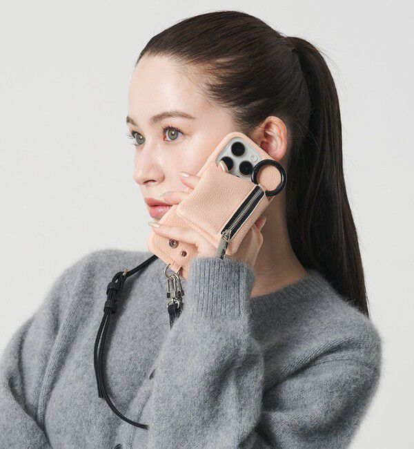 BEAUTY&YOUTH UNITED ARROWS「＜ajew＞CADENAS ストラップ iPhone16Proケース」|モバイルケース|LT.PINK