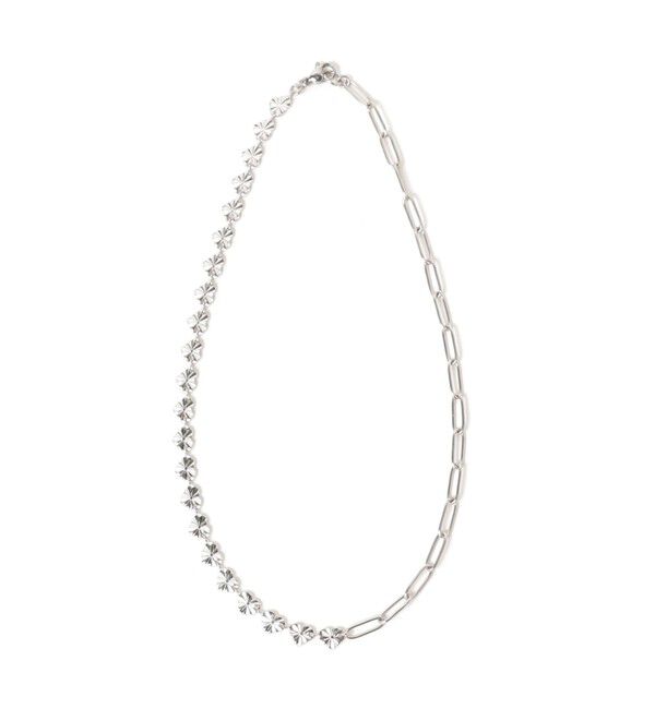 Ray BEAMS 「Ray BEAMS / ステンレス ハート ＆ チェーン ネックレス」|ネックレス|SILVER