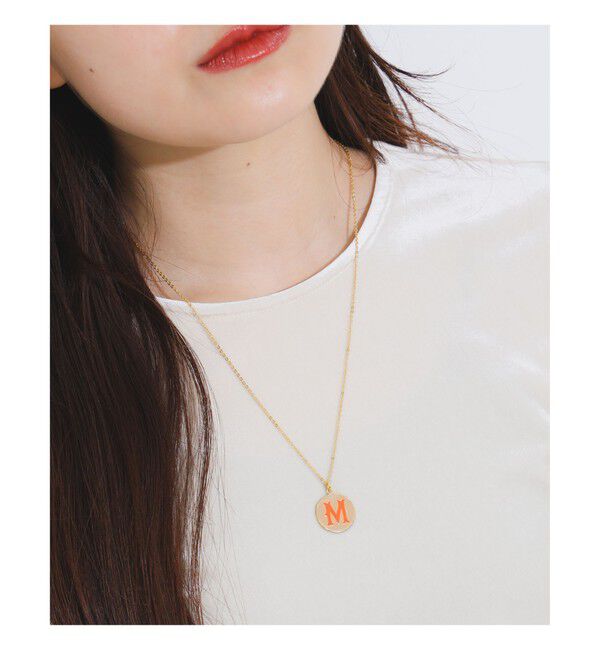Ray BEAMS 「イニシャル エポ コイン ネックレス」|その他|M