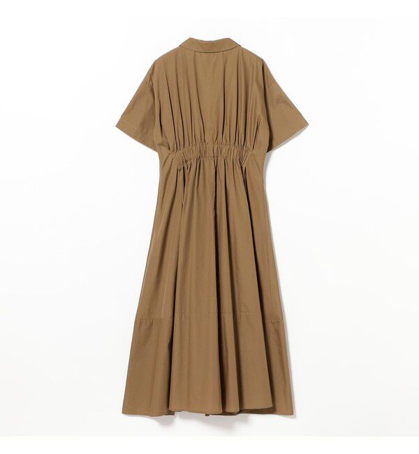 Ray BEAMS 「タック ウエスト シャツ ワンピース」|ワンピース|