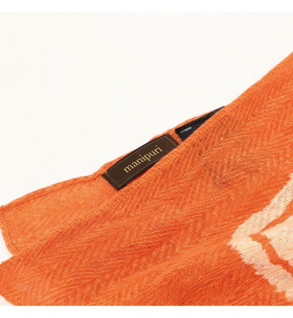 Demi-Luxe BEAMS 「manipuri / フィッシュ リネン ストール」|ストール|