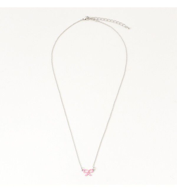 Ray BEAMS 「プチ エポ リボン ネックレス」|ネックレス|