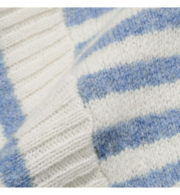 BEAMSBOY「7ゲージ ボーダー クルー ニット」|ニット・セーター|