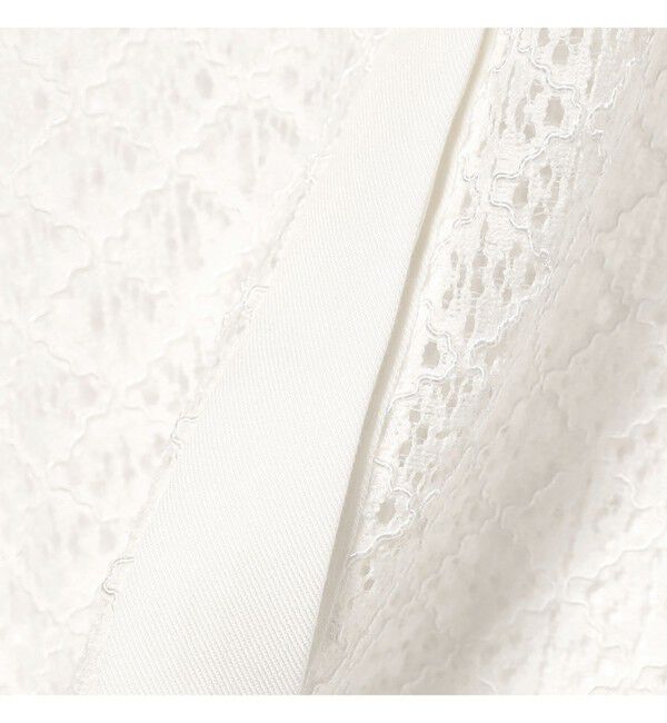 Demi-Luxe BEAMS 「比翼 レース シャツ」|シャツ・ブラウス|