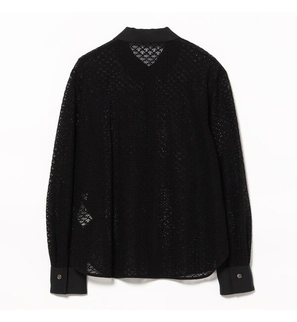 Demi-Luxe BEAMS 「比翼 レース シャツ」|シャツ・ブラウス|
