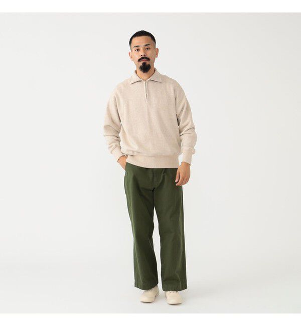 BEAMS PLUS「WAREHOUSE & CO. &times; BEAMS PLUS / 別注 Sweat Half Zip」|スウェット・ジャージ|