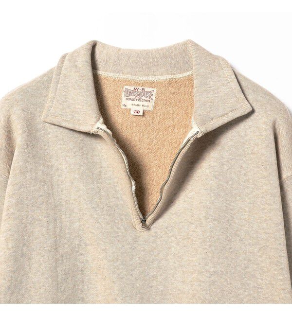 BEAMS PLUS「WAREHOUSE & CO. &times; BEAMS PLUS / 別注 Sweat Half Zip」|スウェット・ジャージ|