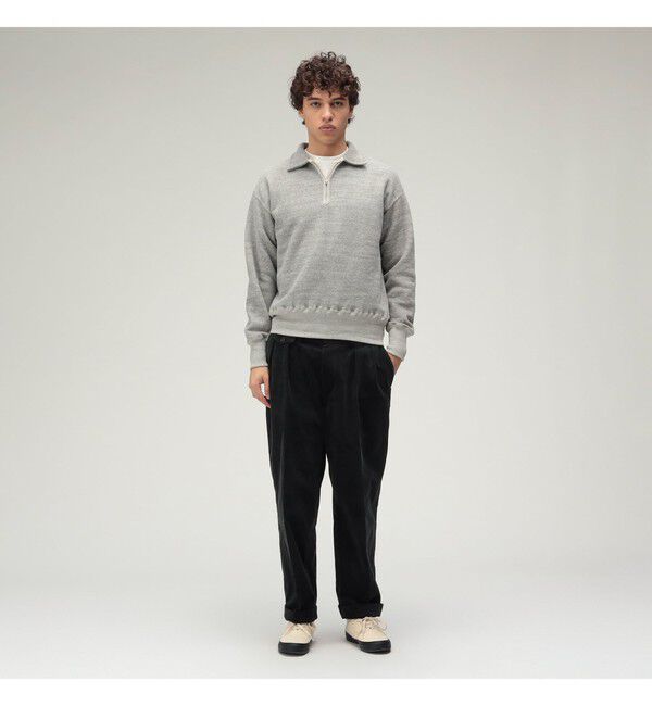 BEAMS PLUS「WAREHOUSE & CO. &times; BEAMS PLUS / 別注 Sweat Half Zip」|スウェット・ジャージ|
