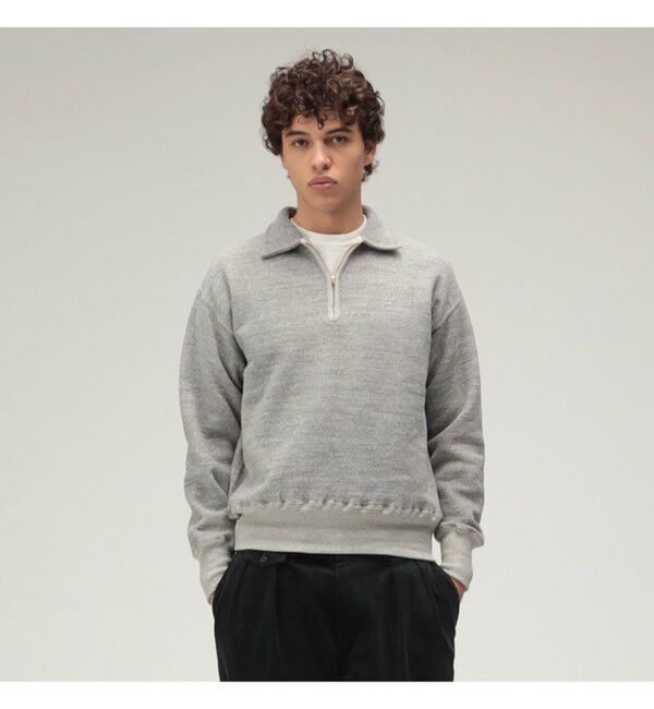 BEAMS PLUS「WAREHOUSE & CO. &times; BEAMS PLUS / 別注 Sweat Half Zip」|スウェット・ジャージ|
