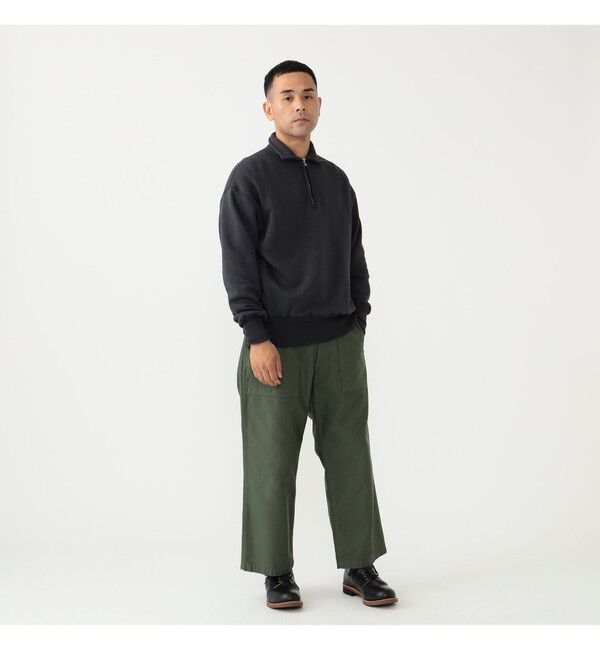 BEAMS PLUS「WAREHOUSE & CO. &times; BEAMS PLUS / 別注 Sweat Half Zip」|スウェット・ジャージ|