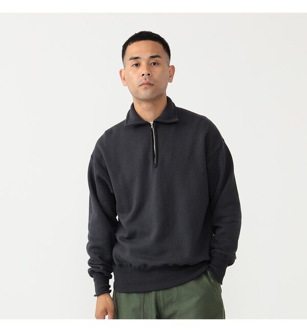 BEAMS PLUS「WAREHOUSE & CO. &times; BEAMS PLUS / 別注 Sweat Half Zip」|スウェット・ジャージ|