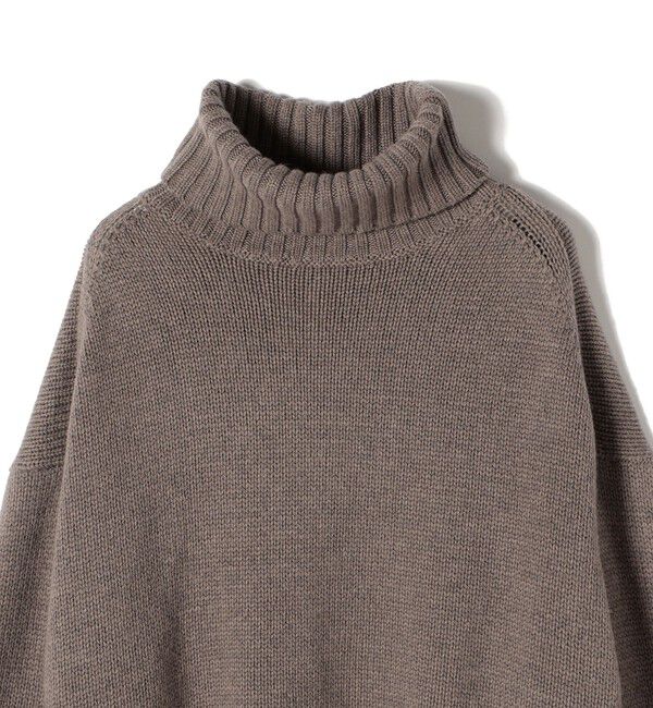 SHIPS for women「〈手洗い可能〉サイド スリット タートル プルオーバー」|ニット・セーター|