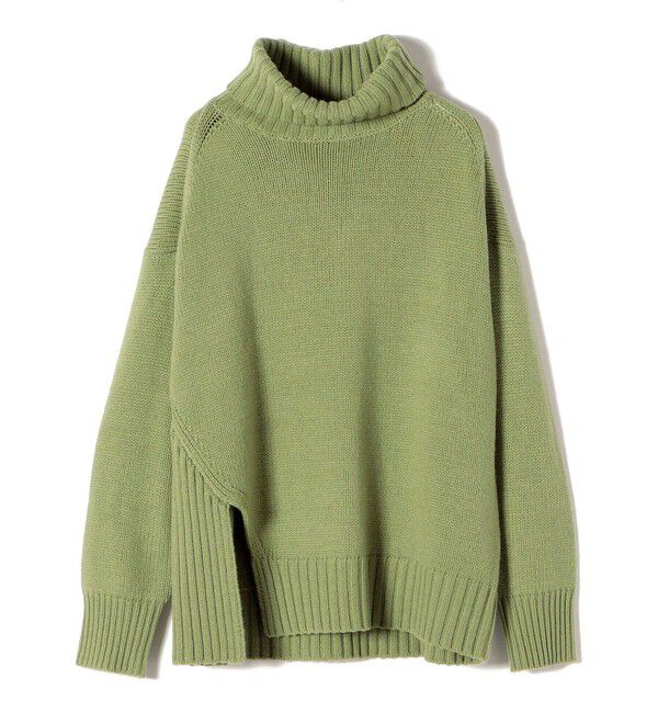 SHIPS for women「〈手洗い可能〉サイド スリット タートル プルオーバー」|ニット・セーター|