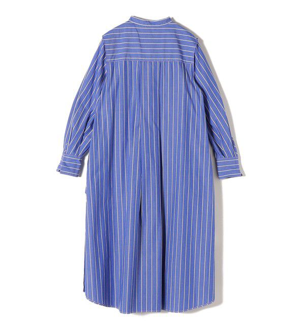 SHIPS for women「〈手洗い可能〉パールモチーフボタンワンピース ストライプ/ソリッド◇」|ワンピース|