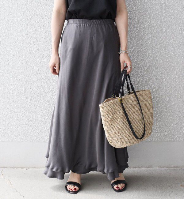 SHIPS for women「レーヨンシルクマーメイドロングスカート◇」|スカート|