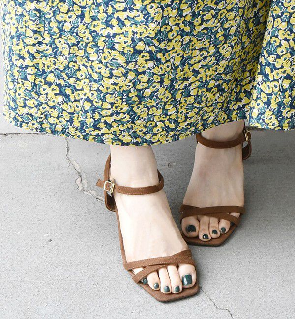 SHIPS any「SHIPS any: クロス ストラップ サンダル」|サンダル|